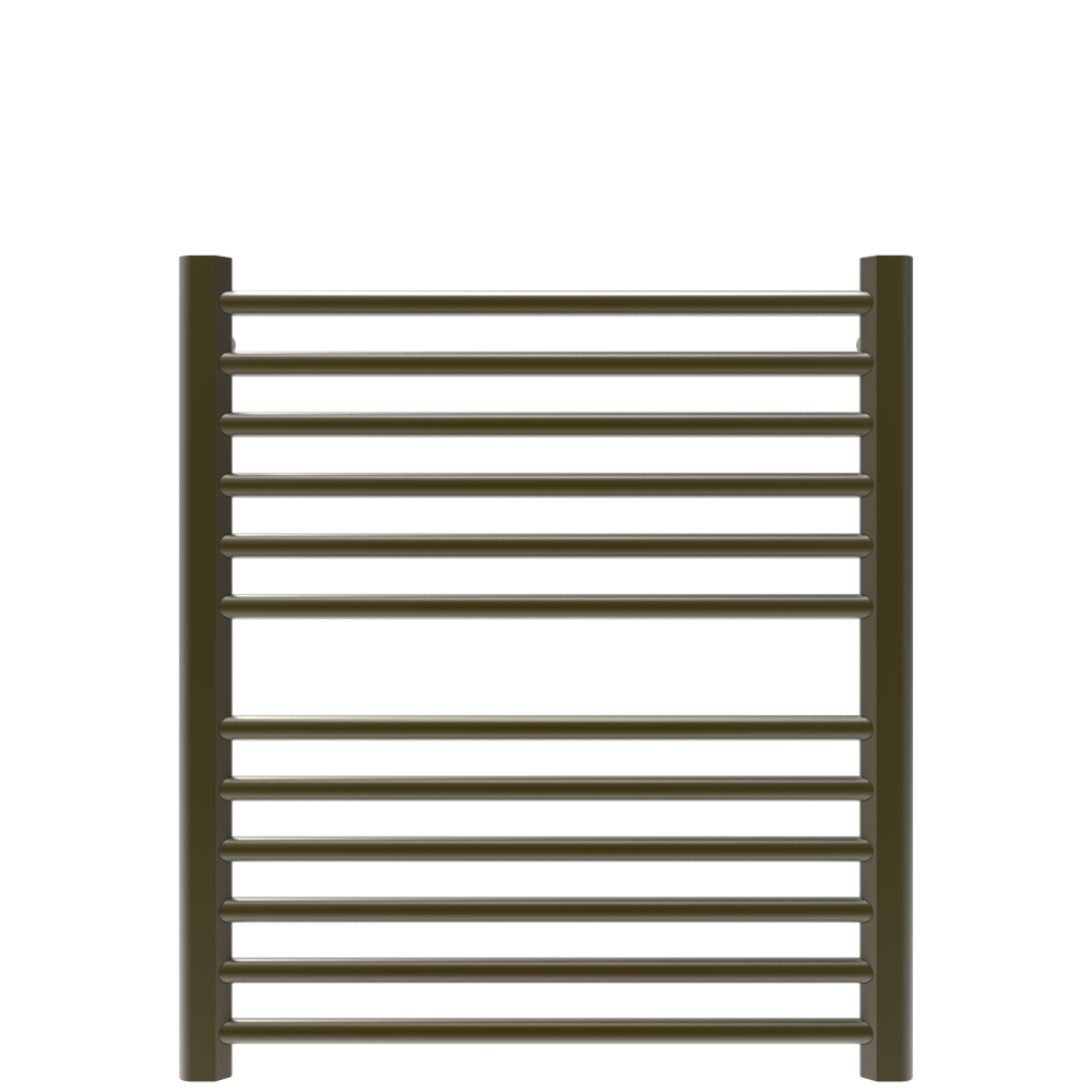 Amba Sauna Accessories S2932BB.2 - Brushed Bronze Amba Sirio S2932 12 Bar Hardwired Towel Warmer