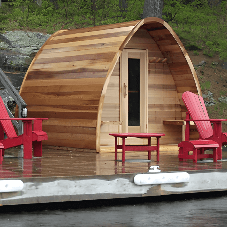 Dundalk LeisureCraft Saunas Dundalk LeisureCraft Clear Cedar POD Sauna