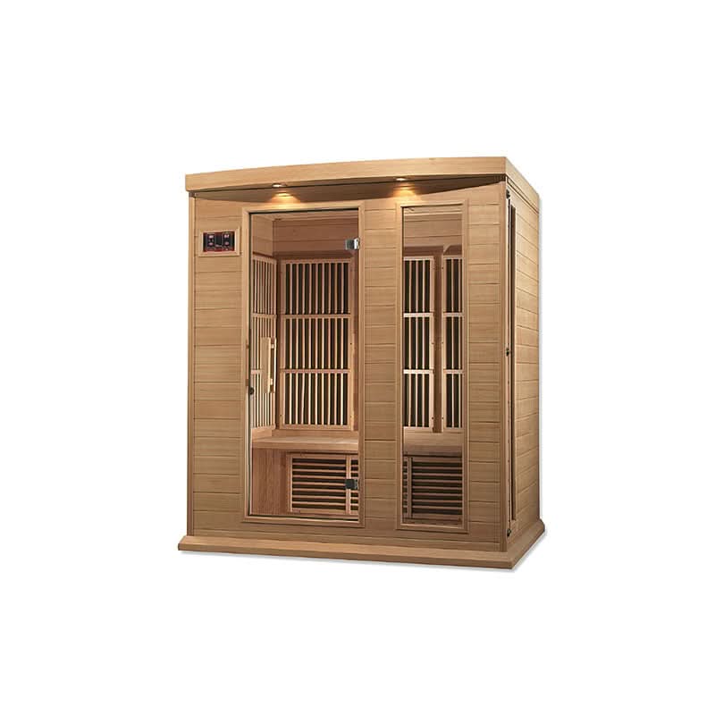 Golden Designs Saunas Golden Designs Maxxus 3 Person Low EMF FAR IR Sauna (MX-K306-01)