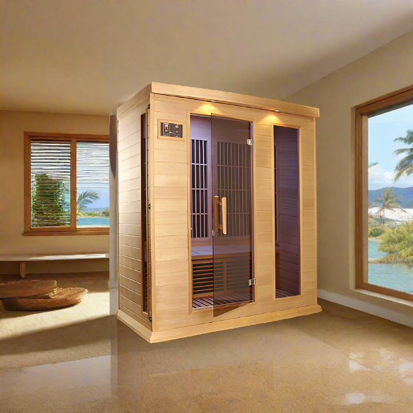Golden Designs Saunas Golden Designs Maxxus 3 Person Low EMF FAR IR Sauna (MX-K306-01)
