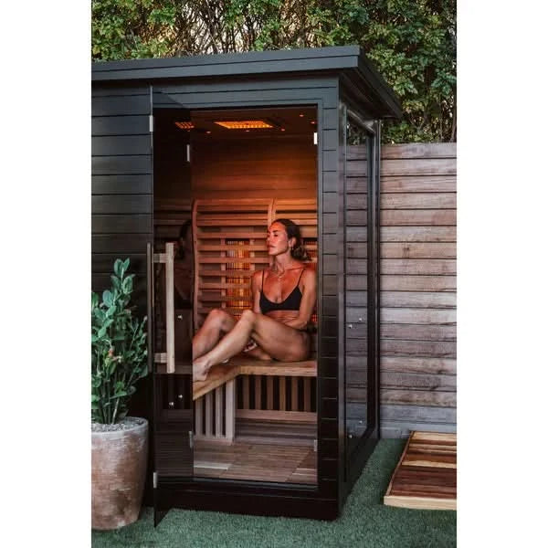 Sun Home Saunas Sun Home Luminar™ Outdoor 2-Person Full-Spectrum Infrared Sauna