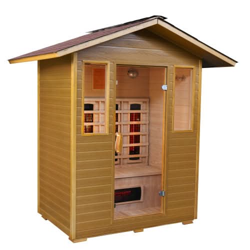 Sunray Saunas Sunray Grandby 3-Person Outdoor Infrared Sauna