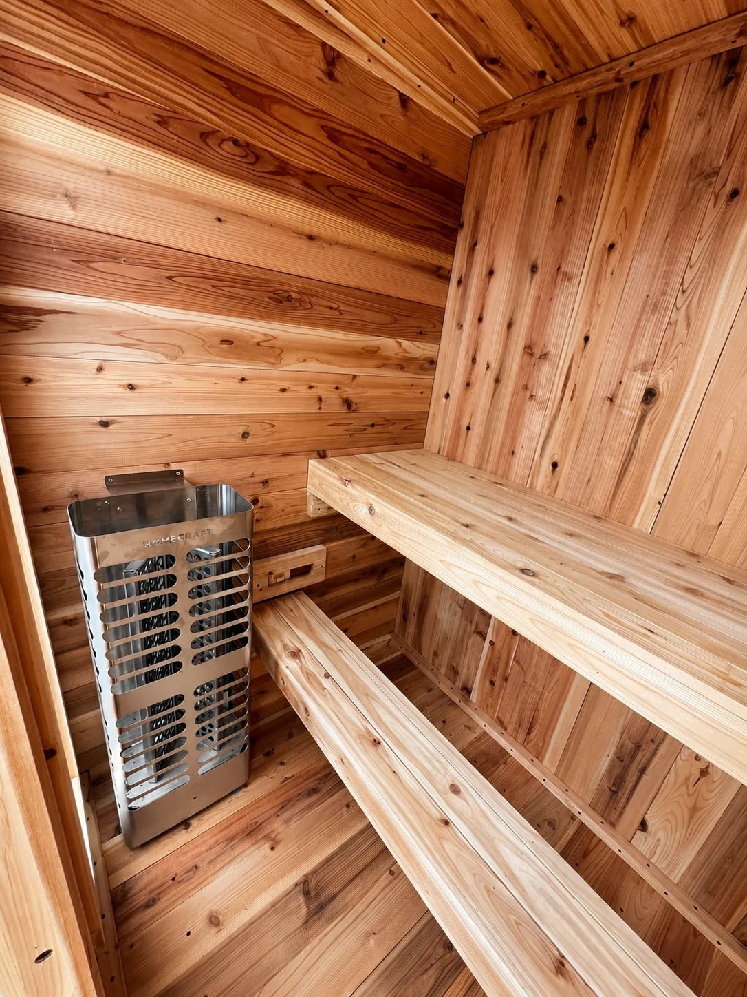Sweat Kingdom Saunas Sweat Kingdom The Ridge 2 Person Outdoor Traditional Sauna