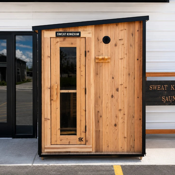 Sweat Kingdom Saunas Sweat Kingdom The Summit 2-6 Person Outdoor-Indoor Traditional Sauna