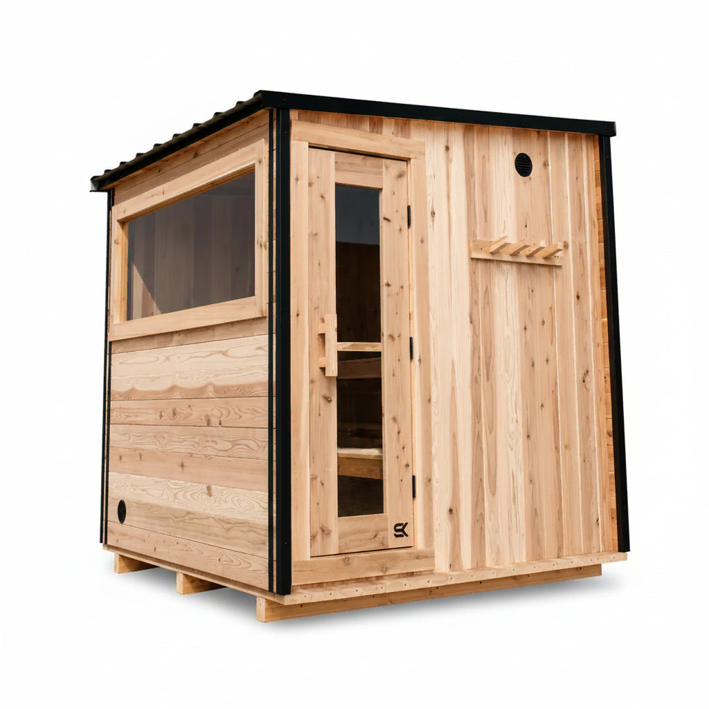 Sweat Kingdom Saunas Sweat Kingdom The Summit 2-6 Person Outdoor-Indoor Traditional Sauna