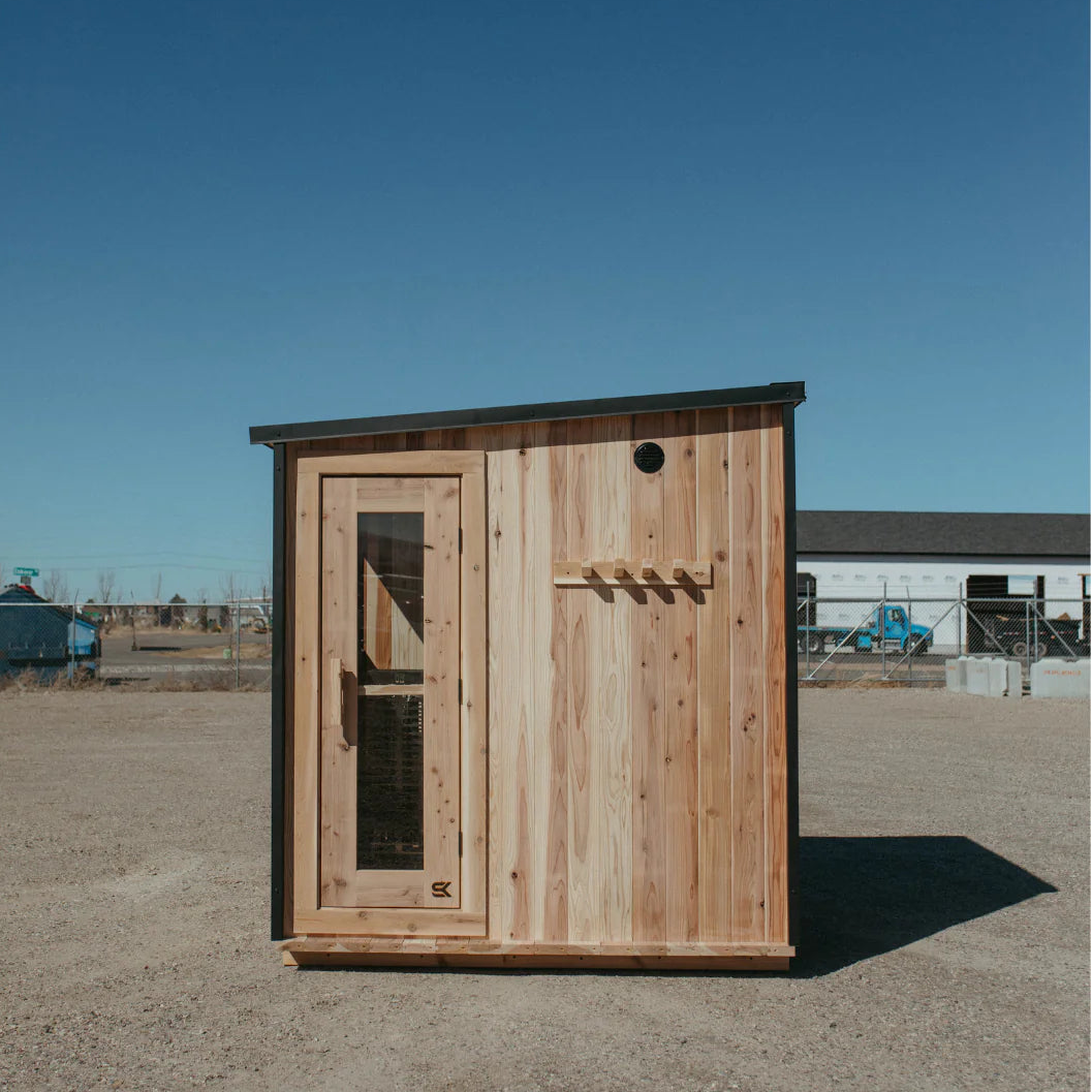 Sweat Kingdom Saunas Sweat Kingdom The Summit 2-6 Person Traditional Outdoor-Indoor Sauna