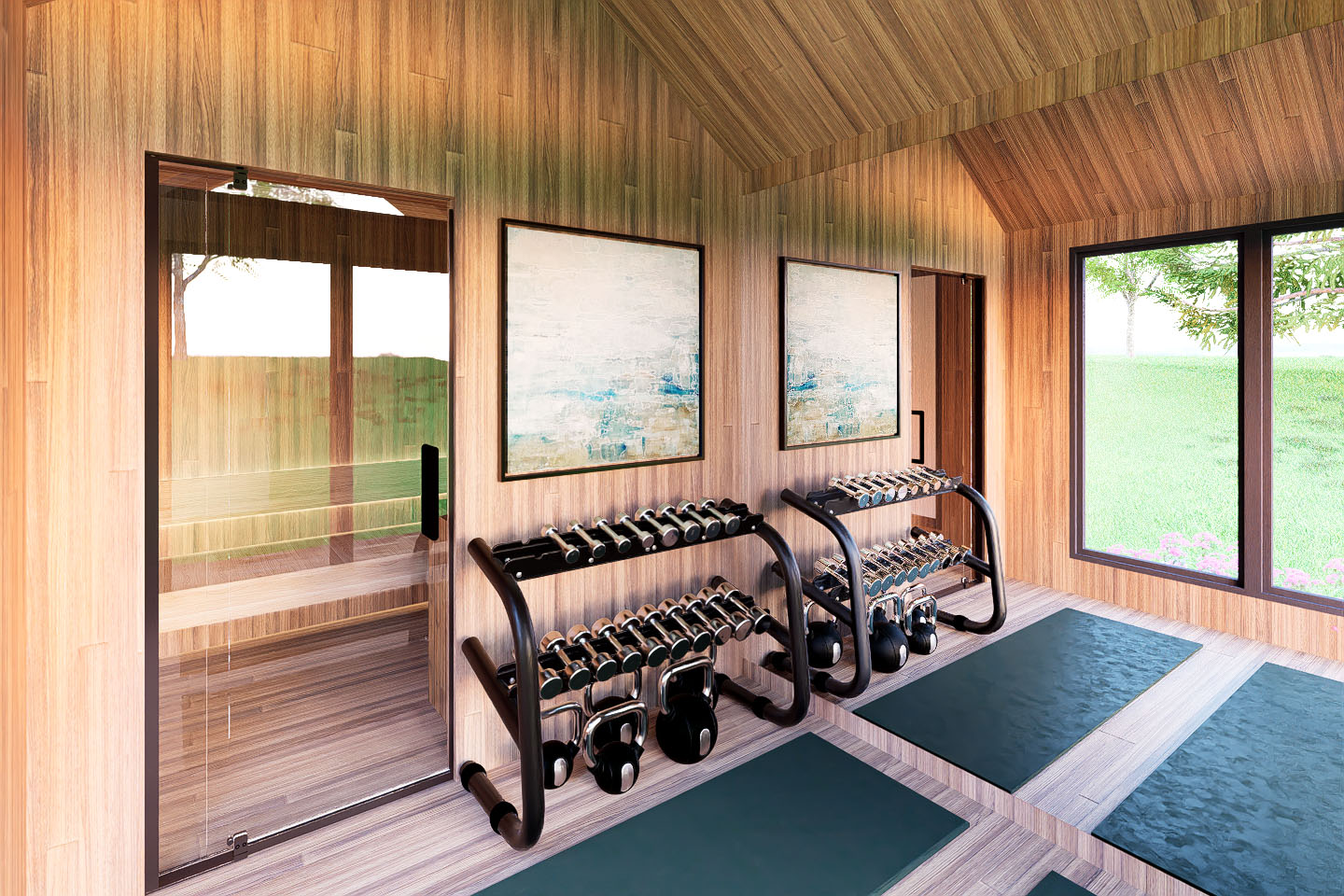 Sweaty Yeti Saunas Sweaty Yeti Sauna Fit 4-6 Person Outdoor Wellness & Fitness Cabin
