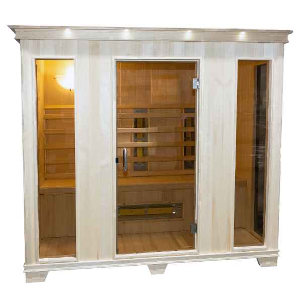 TheraSauna Saunas Natural Finish TheraSauna TS8753 Person Far Infrared Sauna