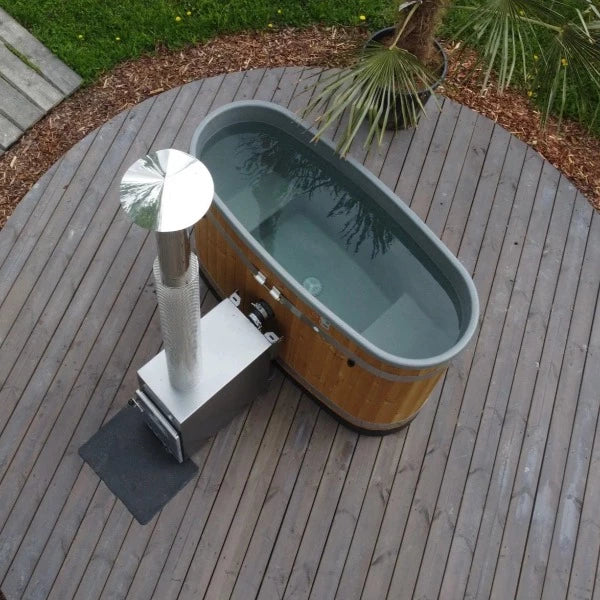 Almost Heaven Hot Tubs Almost Heaven Sindri 2 Person Wood Fired Hot Tub