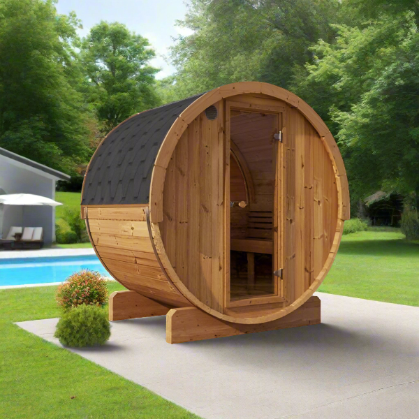 SaunaLife Saunas SaunaLife Model E7 4 Person Sauna Barrel