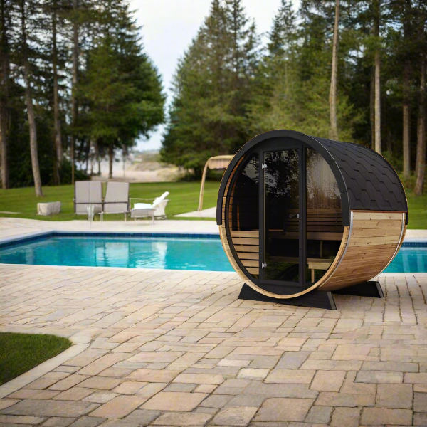 SaunaLife Saunas SaunaLife Model EE6G 4 Person Sauna Barrel