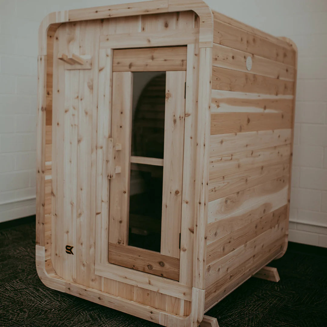 Sweat Kingdom Saunas Sweat Kingdom The Sweat Pod 2-4 Person Traditional Outdoor-Indoor Sauna