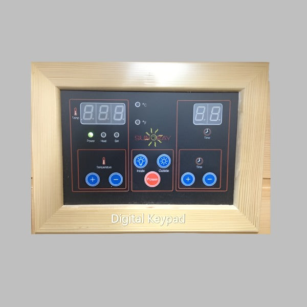 Sunray Saunas Sunray Savannah 3-Person Indoor Infrared Cedar Sauna