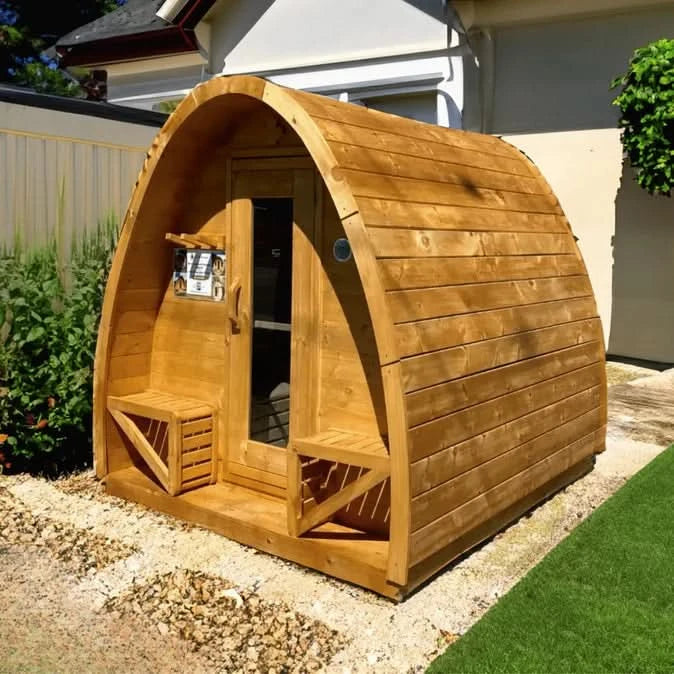True North Saunas Saunas True North Canadian Made 4-8 Person Outdoor Traditional Large Pod Sauna