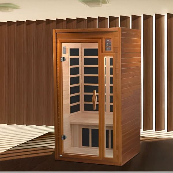 Golden Designs Saunas Golden Designs Dynamic Barcelona Elite 1-2 Person Ultra Low EMF Far IR Sauna (DYN-6106-01)