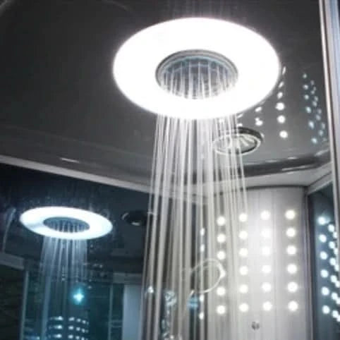 Mesa Showers Mesa WS-803L 2 Person Walk-In Steam Shower - 54"L x 35"W x 85"H (Blue Glass)