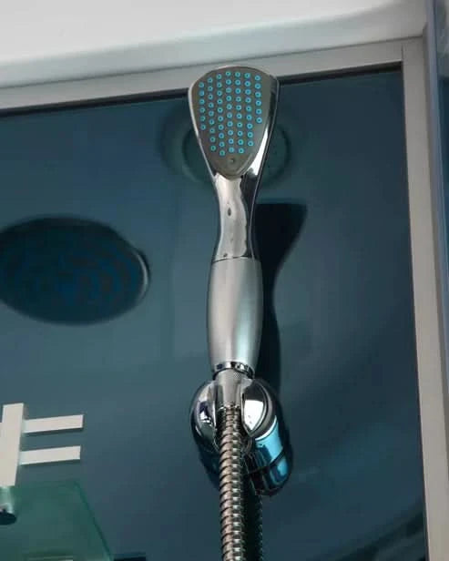 Mesa Showers Mesa WS-9090K 1 Person Corner Steam Shower - 36"L x 36"W x 85"H (Blue Glass)