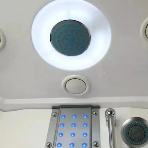 Mesa Showers Mesa WS-803A 2 Person Walk-In Steam Shower - 54"L x 35"W x 85"H