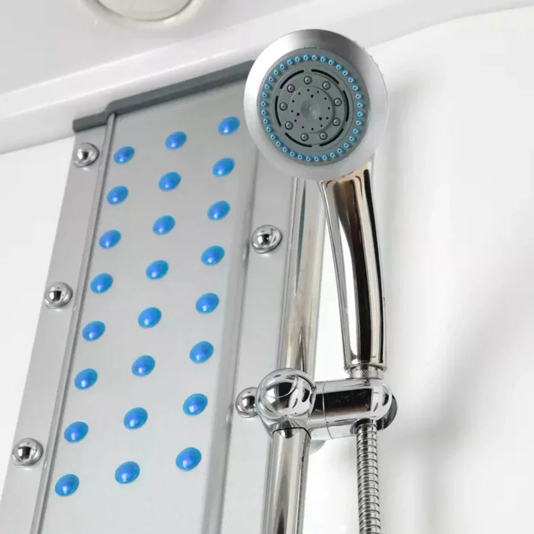Mesa Showers Mesa WS-803A 2 Person Walk-In Steam Shower - 54"L x 35"W x 85"H
