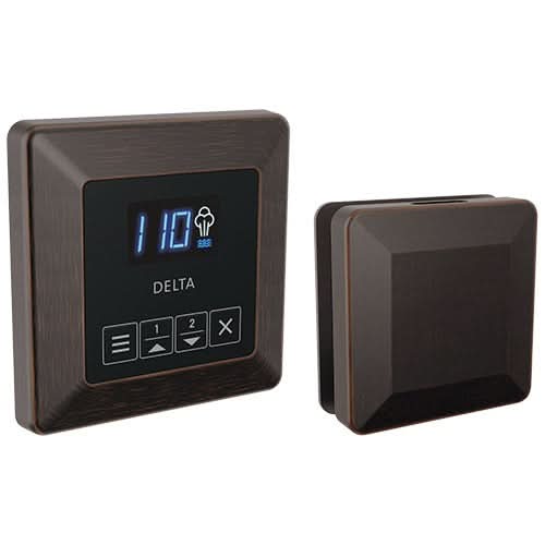 Delta Steam Shower Controls Delta SteamScape Classic Square Control and Square Steam Head