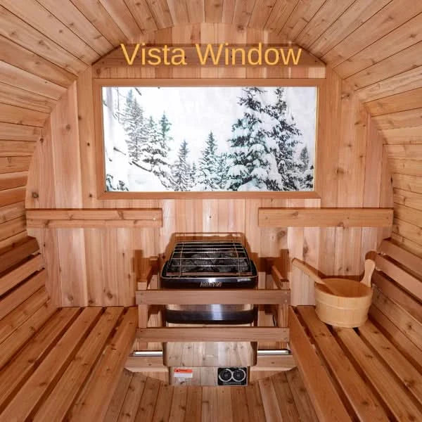 Almost Heaven Saunas Almost Heaven Seneca 6 Person Outdoor Sauna
