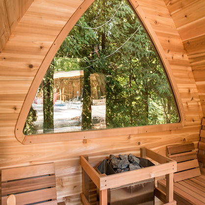Dundalk LeisureCraft Saunas Dundalk LeisureCraft Knotty Cedar POD Sauna