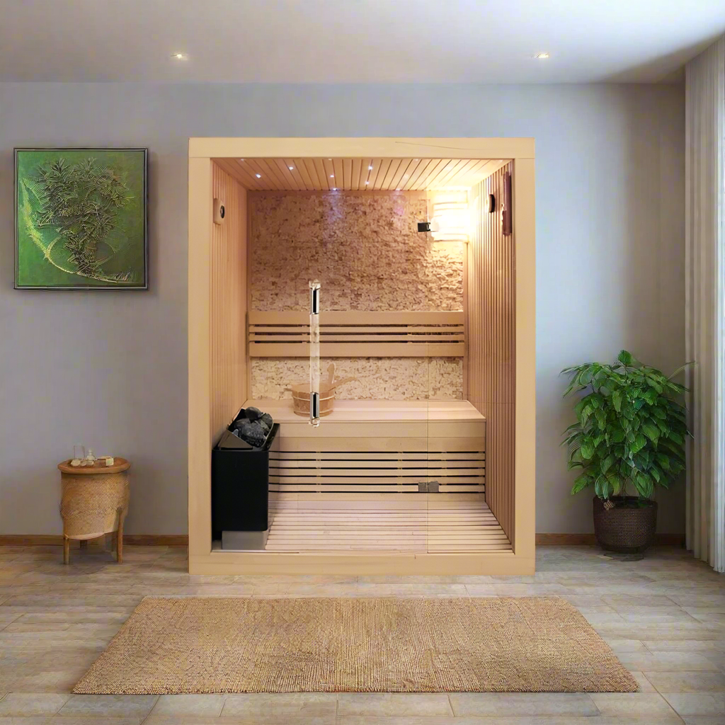 Sunray Saunas Sunray Westlake 3-Person Luxury Indoor Traditional Sauna