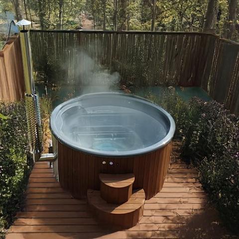 SaunaLife Hot Tubs SaunaLife Model S4N Wood-Fired Hot Tub