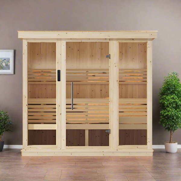 SaunaLife Saunas SaunaLife 4-6 Person Model X7 Indoor Home Sauna