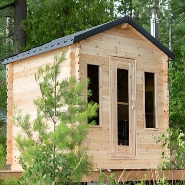 Dundalk LeisureCraft Saunas Dundalk Leisure Canadian Timber Georgian Cabin Sauna CTC88W