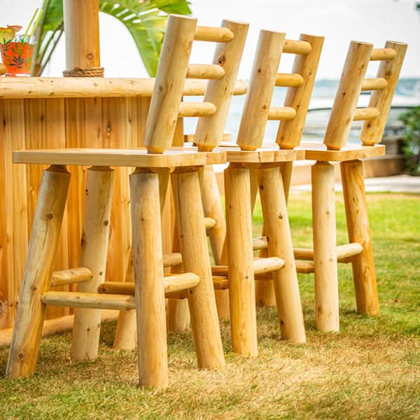 Dundalk LeisureCraft Outdoor Furniture Dundalk Leisure New Tropical Paradise Tiki Bar