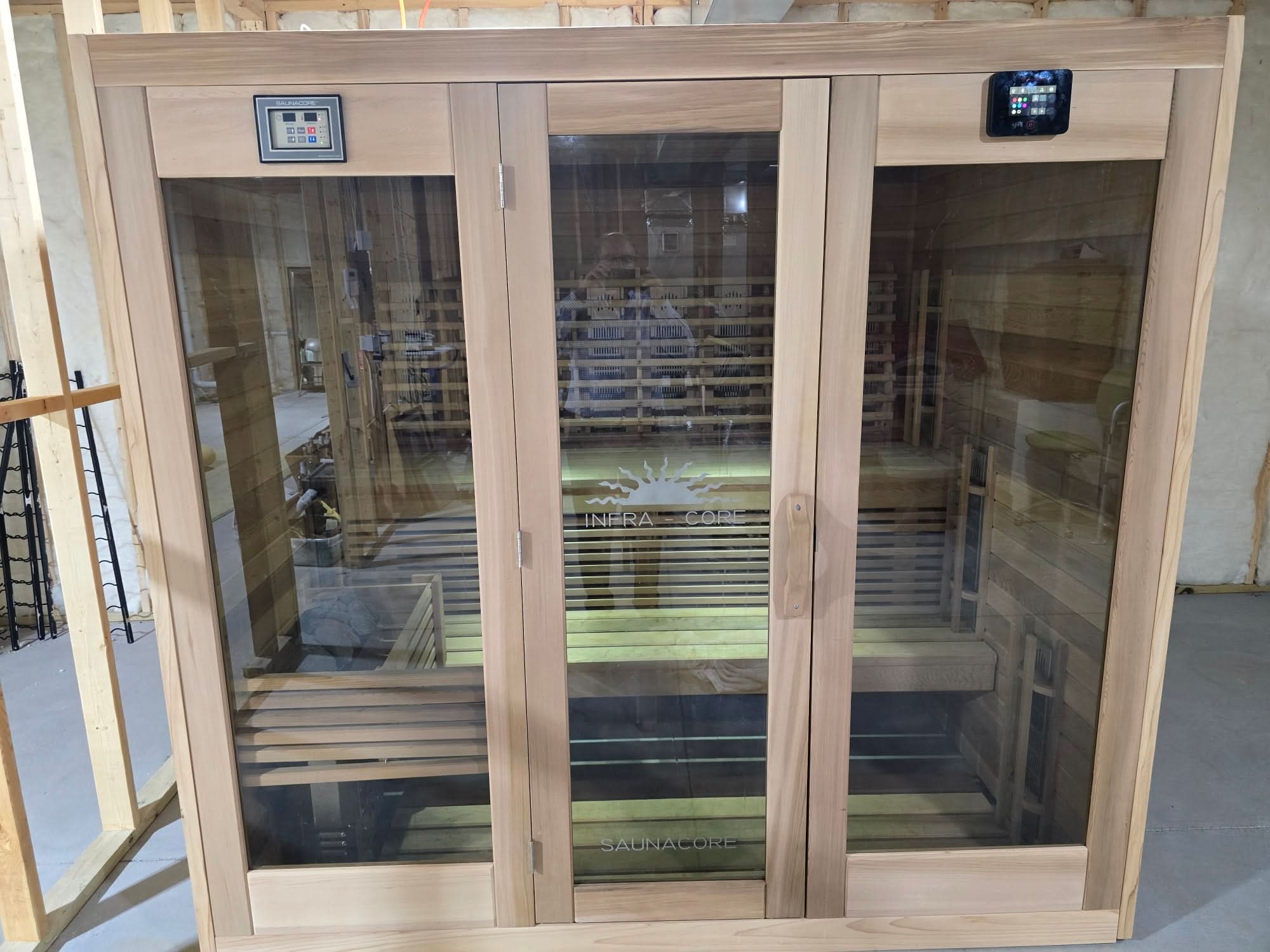 Saunacore Saunas SaunaCore Infrared Infra-core Premium Dual Sauna