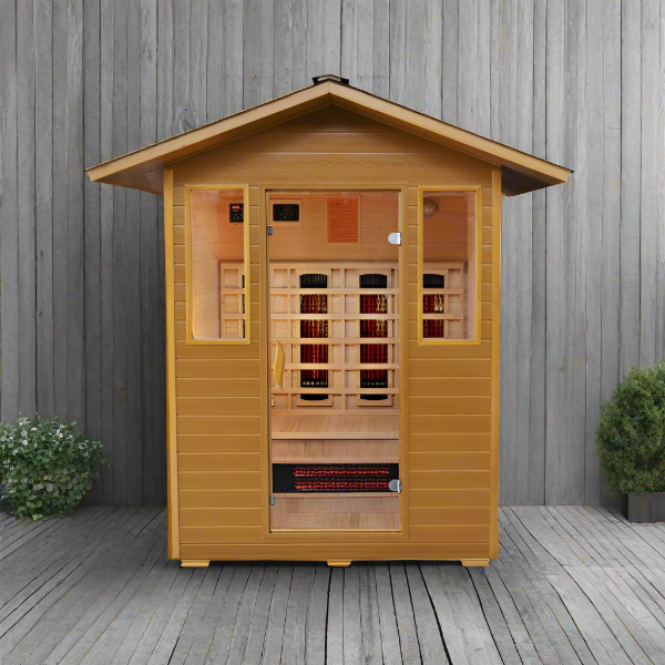 Sunray Saunas Sunray Grandby 3-Person Outdoor Infrared Sauna