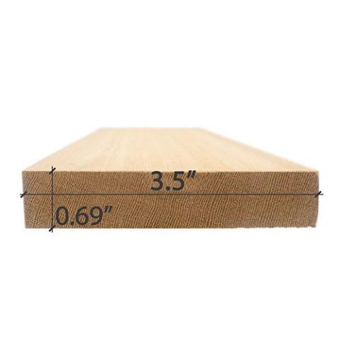 ProSaunas Accessories ProSaunas Cedar 1X4 VG S1S2E Sauna Wood