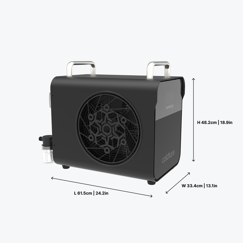 Coldture Cold Plunge Tubs Coldture The Barrel + Chiller Pro