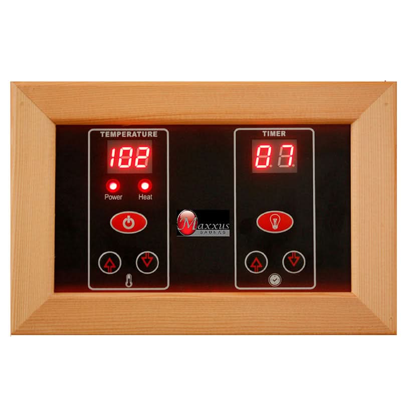 Golden Designs Saunas Golden Designs Maxxus 2 Person Full Spectrum IR Sauna (MX-M206-01-FS CED)