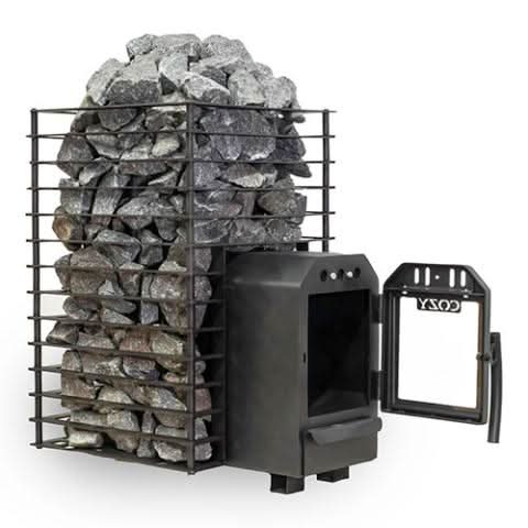 Cozy Heat Heaters Cozy Heat Quattro Thru-Wall Sauna Stove