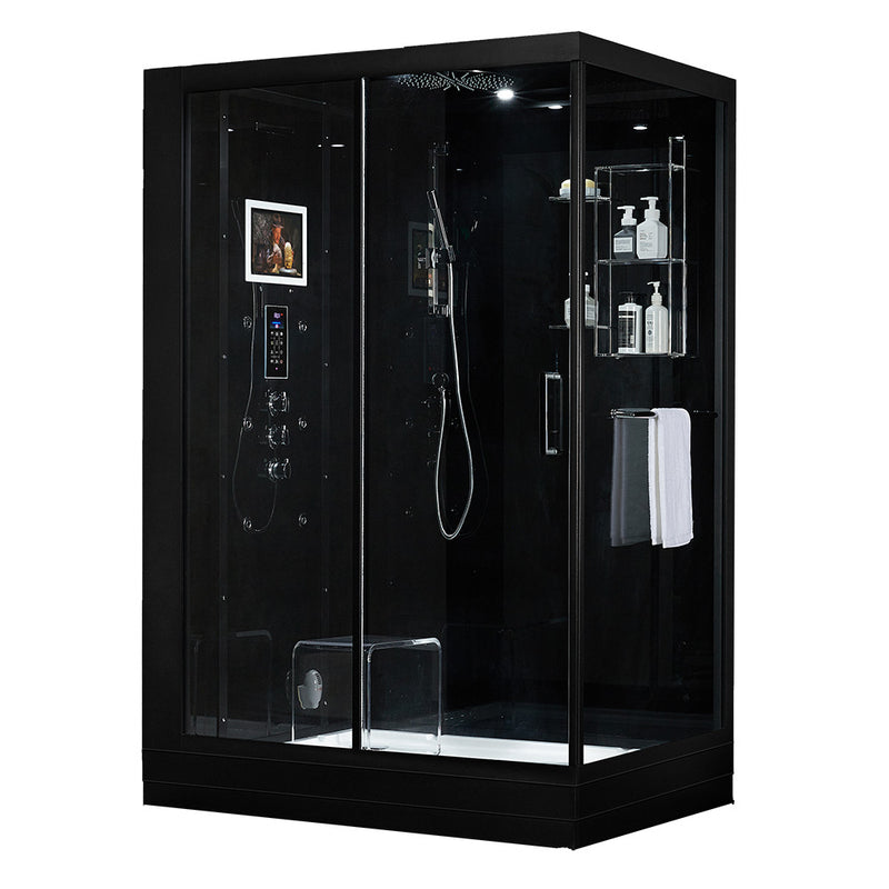 Maya Bath Showers Maya Bath Anzio Platinum Freestanding Steam Shower