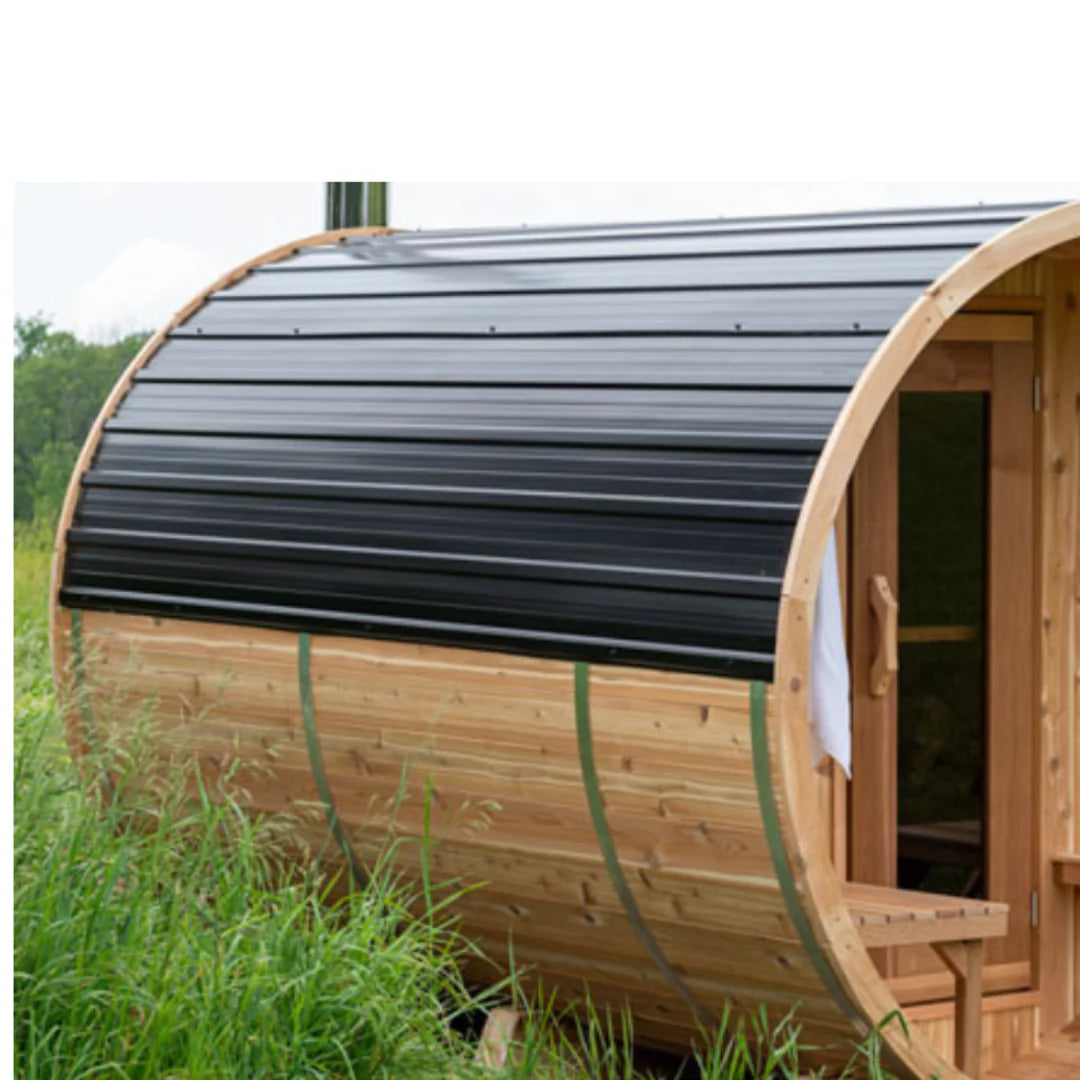 Dundalk LeisureCraft Saunas Dundalk LeisureCraft Canadian Timber Harmony 3-4 Person Barrel Sauna