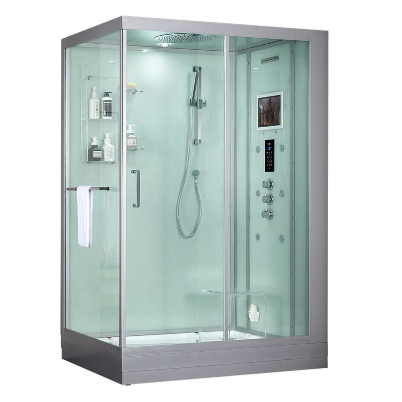 Maya Bath Showers Maya Bath Anzio Platinum Freestanding Steam Shower
