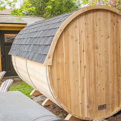 Dundalk LeisureCraft Saunas Dundalk LeisureCraft Canadian Timber Harmony 3-4 Person Barrel Sauna