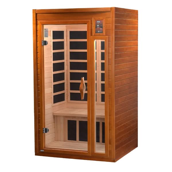 Golden Designs Saunas Golden Designs Dynamic Barcelona Elite 1-2 Person Ultra Low EMF Far IR Sauna (DYN-6106-01)