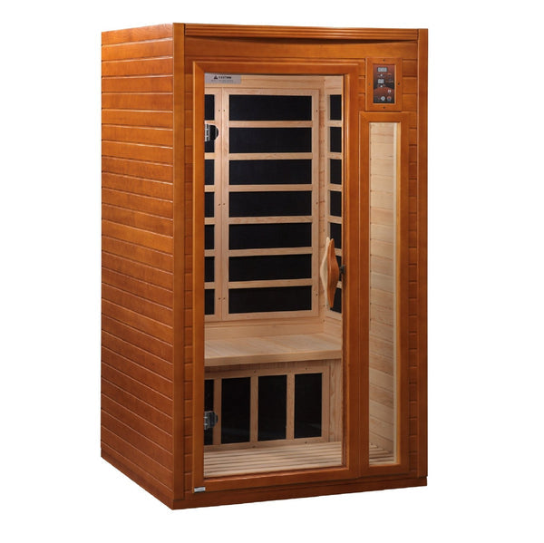 Golden Designs Saunas Golden Designs Dynamic Barcelona Elite 1-2 Person Ultra Low EMF Far IR Sauna (DYN-6106-01)
