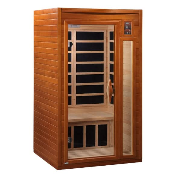 Golden Designs Saunas Golden Designs Dynamic Barcelona Elite 1-2 Person Ultra Low EMF Far IR Sauna (DYN-6106-01)