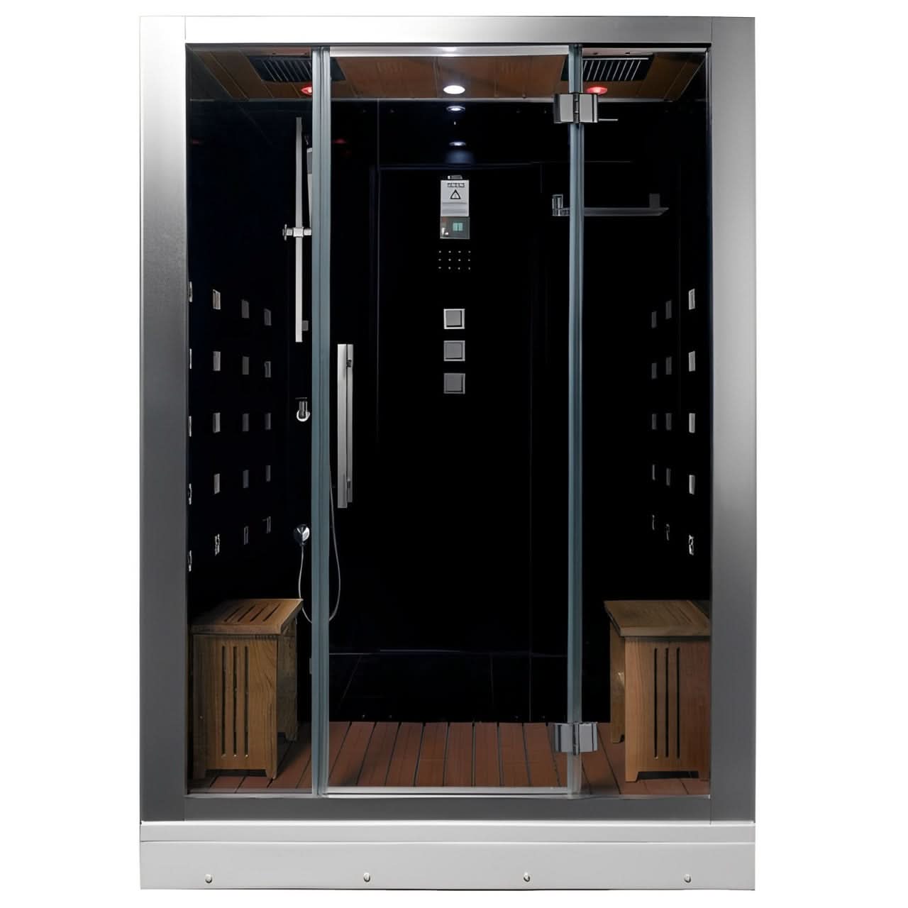 Platinum Showers Platinum DZ972F8 2 Person Walk-In Steam Shower