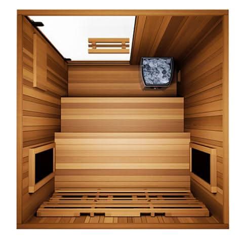 Finnmark Saunas Finnmark 2 Person FD-4 Trinity Infrared & Steam Sauna Combo