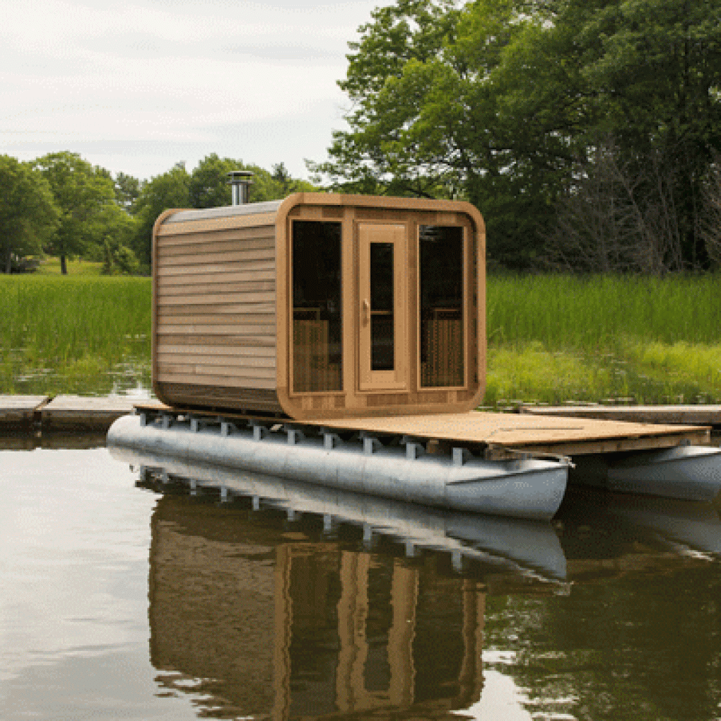 Dundalk Leisure Knotty Cedar Outdoor Luna Sauna