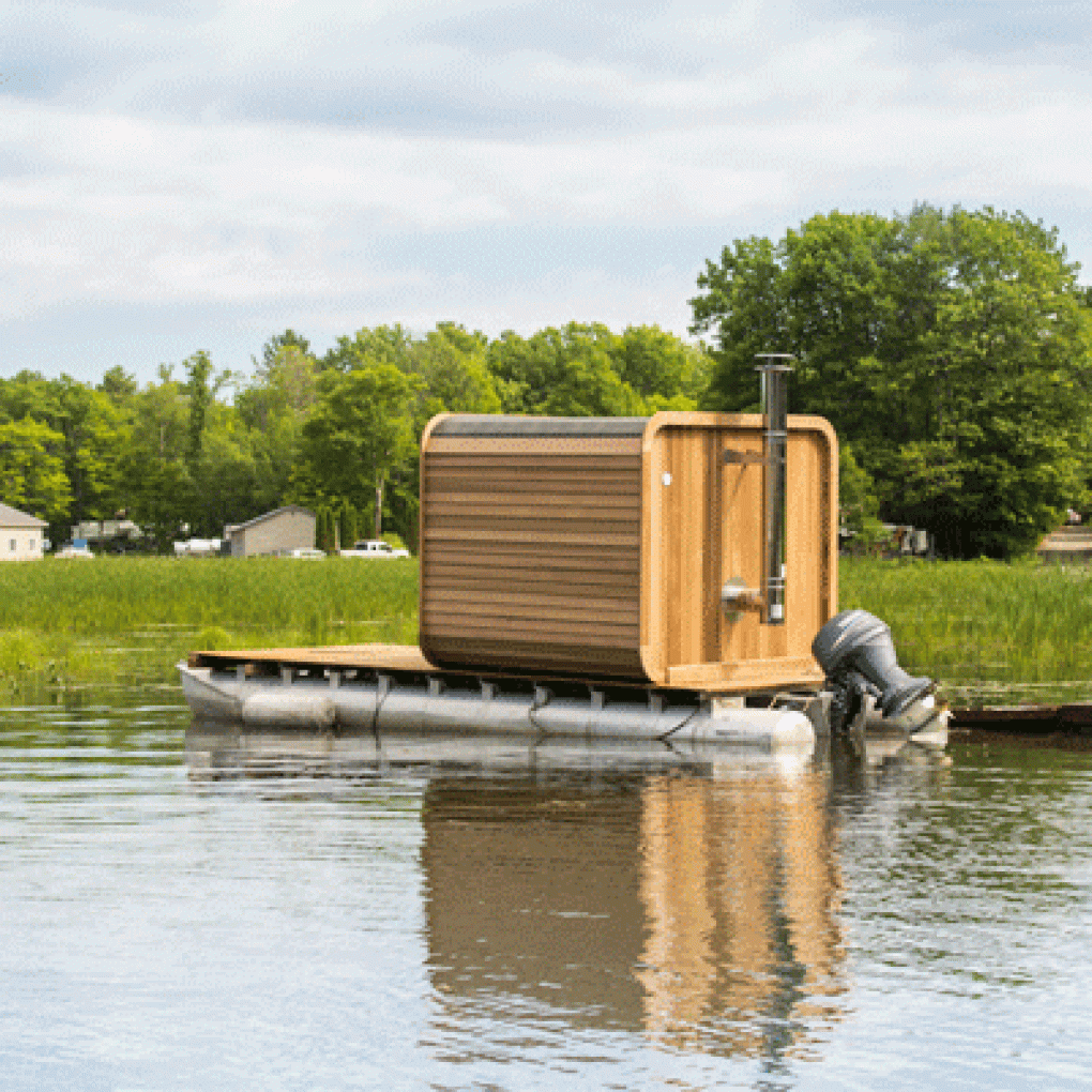 Dundalk Leisure Knotty Cedar Outdoor Luna Sauna
