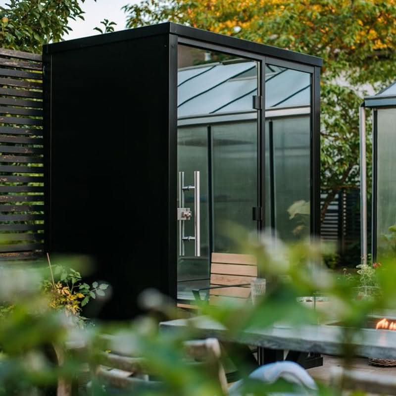 Haljas Saunas Haljas Hele Nano 2 Person Outdoor Sauna House