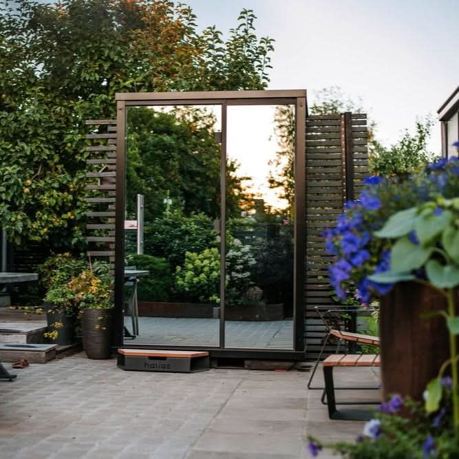 Haljas Saunas Haljas Hele Nano 2 Person Outdoor Sauna House